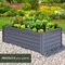 Hanover 71-in. Galvanized Steel Raised Garden Bed HANRECGB-4GRY - alternate 5