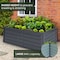 Hanover 71-in. Galvanized Steel Raised Garden Bed HANRECGB-4GRY - alternate 3