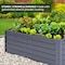 Hanover 71-in. Galvanized Steel Raised Garden Bed HANRECGB-4GRY - alternate 6