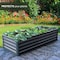 Hanover 94-in. Galvanized Steel Raised Garden Bed HANRECGB-5GRY - alternate 4