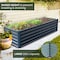 Hanover 94-in. Galvanized Steel Raised Garden Bed HANRECGB-5GRY - alternate 2
