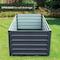 Hanover 94-in. Galvanized Steel Raised Garden Bed HANRECGB-5GRY - alternate 3