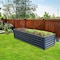Hanover 94-in. Galvanized Steel Raised Garden Bed HANRECGB-5GRY - alternate 5