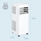 Keystone 8,500 BTU ASHRAE/5,000 BTU DOE Portable Air Conditioner with Remote KSTAP051PA - alternate 5