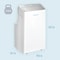 Keystone 12,000 BTU ASHRAE/10,000 BTU DOE Portable Inverter Air Conditioner with Remote Control KSTAP10PINV - alternate 2