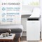 Keystone 12,000 BTU ASHRAE/10,000 BTU DOE Portable Inverter Air Conditioner with Remote Control KSTAP10PINV - alternate 6