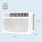 Keystone 18,000 BTU 230V Window/Wall AC with "Follow Me" LCD Remote Control KSTAW18C - alternate 4