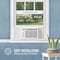 Keystone 8,000 BTU 115V Window/Wall Air Conditioner with 3,500 BTU Supplemental Heat Capability KSTHW08B - alternate 8