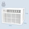 Keystone 18,800/18,400 BTU 230V Window/Wall Air Conditioner with 16,000 BTU Supplemental Heat Capability KSTHW18B - alternate 2
