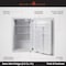 Magic Chef 3.2 cu. ft. Retro Mini Refrigerator in White without Freezer MCR32CHW - alternate 2