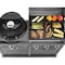 Coleman Revolution Dual Fuel Grilling Kit w/ 3-Burner Gas BBQ Grill, Charcoal Kettle Grill, 3-Piece Tool Set RV-601BBQ-3-KIT - alternate 6