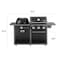 Coleman Revolution Dual Fuel 2-in-1 Combination 45,000 BTU 3-Burner Gas Grill and Charcoal Kettle Grill RV-601BBQ - alternate 6