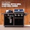 Coleman Revolution Dual Fuel 2-in-1 Combination 45,000 BTU 3-Burner Gas Grill and Charcoal Kettle Grill RV-601BBQ - alternate 2