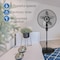 Lasko Pedestal Fan, Remote Control, User Manual, batteries S20620 - alternate 7