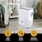 Whirlpool Energy Star 50-Pint Dehumidifier WHAD501DW - alternate 3