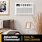 Whirlpool 10,000 BTU 230V Through the Wall Air Conditioner with Supplemental Heat WHAT102-HAW - alternate 4