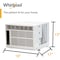 Whirlpool Energy Star 6,000 BTU 115V Window-Mounted Air Conditioner WHAW061CW - alternate 4
