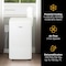Whirlpool 14,000 BTU ASHRAE 10,000 BTU SACC Portable Air Conditioner WHNP141AW - alternate 7