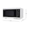 Sharp 1.1 CF Countertop Microwave Oven ZSMC1161KW - alternate 6