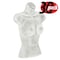 Azar Displays White Plastic Vacuum Form Female Bust, 30PK P-900505 | Zoro