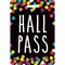 Teacher Created Resources Confetti Hall Pass with Lanyard, 4 Designs ...