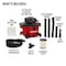 Craftsman 12 Gallon 6.0 Peak HP Wet/Dry Vacuum with Detachable Blower and Attachments CMXEVBE17606 - alternate 2