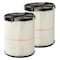 Craftsman 2pk General Purpose Wet/Dry Vac Replacement Filter for 5-20 Gal. Shop Vacuums, 2PK CMXZVBE38755 - alternate 1