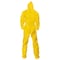 Kleenguard ChemSpry Protect Covall Hood Boot ZipFrnt ElasWrist LG YEL 00683 - alternate 2