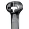 Panduit Cable Tie, 4 in L, 7/8 in Max Bundle Dia., Black, Nylon 6/6, 18 lb Strength, 1000 PK BT1M-M0 - alternate 2