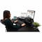 Victor Technology Standing Desk Converter, 28 in D X Yes H, 36 in W X Black DCX650 - alternate 3