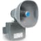 Edwards Signaling Multi-Tone Signal, Horn, Continuous, 120V AC, 110 dB, Zinc Alloy, Gray, Conduit, Surface Mount 5530M-24N5 - alternate 2