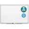 Quartet Dry Erase Board, Steel, 36 in, 48 in, Aluminum Frame, White, Gloss SM534-24 - alternate 5