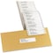 Avery Dot Matrix Label, 3 1/2 in Label W, 15/16 in Label H, 1 Labels per Sheet White 7278204013 - alternate 4