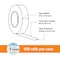 3M Vinyl Electrical Tape, 165, Temflex, 3/4 in W x 60 ft L, 6 mil thick, White 165WH4A - alternate 3