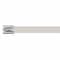 Panduit Cable Tie, 14-1/2 in L, 4 in Max Bundle Dia., White, 316 Stainless Steel, 250 lb Strength, 50 PK MLTFC4H-LP316WH - alternate 2