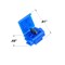 3M Insulation-Displacement Wire Connector, 16 AWG Max, 2 Port, Blue, Polypropylene Insulation, 600 V 804-BULK - alternate 7