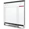 Quartet Calendar Planning Board, Plastic, 24 in, 36 in, Fiberboard/Plastic Frame, White/Gray/Red, Gloss CP32P2 - alternate 4