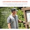 Ergodyne Evaporative Cooling Vest, Nylon, Evaporative, Up to 4 hr Max Cooling Time, Zipper Closure, Gray 6665 - alternate 4