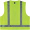 Ergodyne Lime Type R Class 2 Economy Surveyors Ve, Polyester, Polyester Mesh, Zipper Closure, Lime, Size XS 8249Z - alternate 9