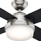 Hunter Decorative Ceiling Fan, 52 in Blade Dia, 4 Blades, 3 Speeds, 120V AC, Brush Nickel 59216 - alternate 6