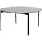 Iceberg Maxx Legroom Folding Table, Grey Top, Charcoal Frame, 60 in Dia x 29.5 in H 65867 - alternate 2
