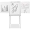 Quartet Dry Erase Board, Melamine, 29 in, 40 in, Plastic Frame, White, Gloss 81EA - alternate 4