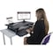 Victor Technology Height Adjustable Standing Desk with Keyboard Tray Standing Desk Converter, 23 in D X 36 in W X DCX760G - alternate 7