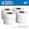 Scott High-Capacity Jumbo Roll Toilet Paper, 2-Ply, Non-perforated, Compact Case (1,000'/Roll, 4 Rolls) 3148 - alternate 3