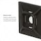 3M Cable Tie Base, Nylon 6/6, Black, 0.99 in L CTB1X1BKA-C - alternate 3