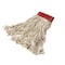 Rubbermaid Commercial 5 in String Wet Mop, 18 oz Dry Wt, Side Gate Connection, Looped-End, White, Cotton, PK6 FGD15306WH00 - alternate 2