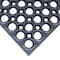 Rubber-Cal "7/8 in. Dura-Chef" Rubber Comfort Kitchen Mats - 7/8 in x 38.5 in x 58.5 in - Black Rubber Mat 03-116 - alternate 4