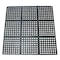 Rubber-Cal 03_126_INT_WBK "Dura-Chef Commercial Interlock" Anti-Fatigue Rubber Matting, 1/2" x 36" x 36", Black 03-122-INT-BK - alternate 1