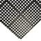 Rubber-Cal 03_126_INT_WBK "Dura-Chef Commercial Interlock" Anti-Fatigue Rubber Matting, 1/2" x 36" x 36", Black 03-122-INT-BK - alternate 5