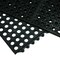 Rubber-Cal 03_126_INT_WBK "Dura-Chef Commercial Interlock" Anti-Fatigue Rubber Matting, 1/2" x 36" x 36", Black 03-122-INT-BK - alternate 4